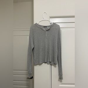 Gray brandy Melville long sleeve top